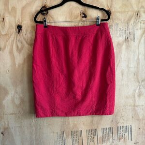 Brooks Brothers Wool Blend Red Pencil Skirt Plus Size 16